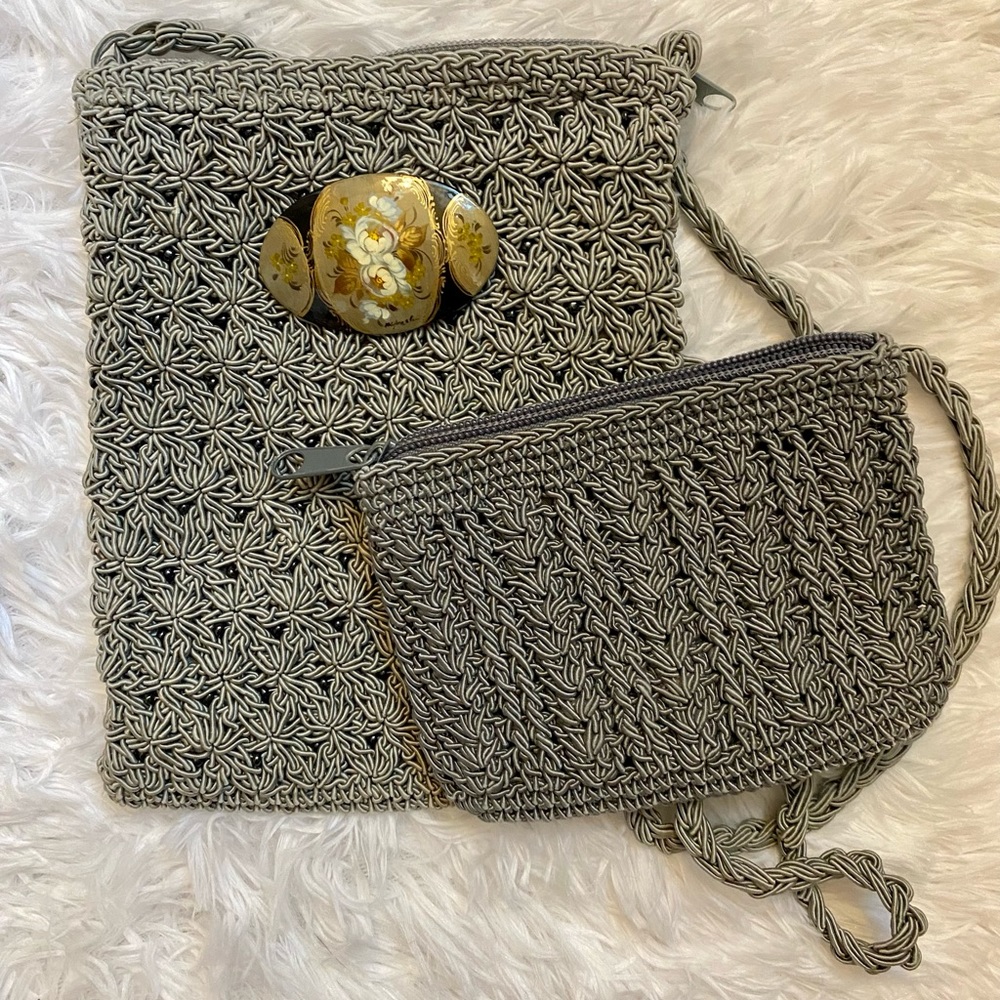 Vintage Carlo D’Santi crossbody bag and wallet